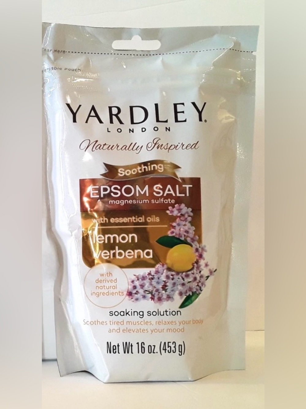 Yardley London Soothing Epsom Salt in the Lemon Verbena Scent